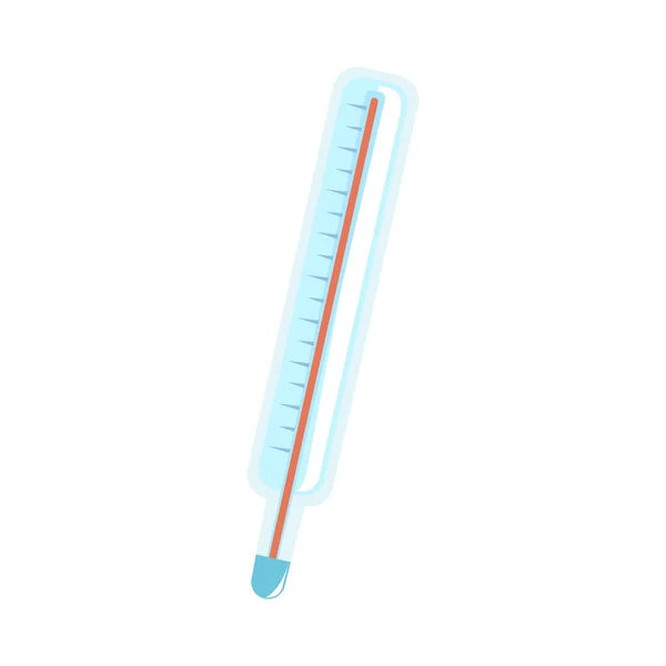 Медицинский Термометр Инструмент Значок Изолирован — стоковый вектор