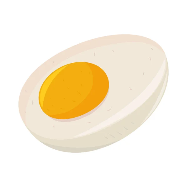 Εικονίδιο Βραστών Αυγών Απομονωμένο Σχέδιο — Διανυσματικό Αρχείο