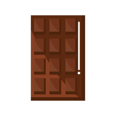 çikolata çubuğu şeker simgesi izole