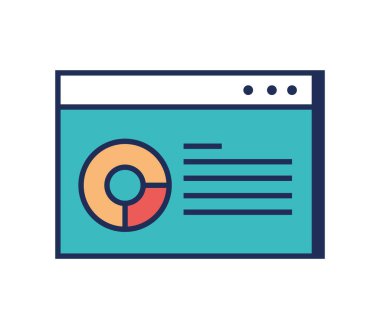 Ağ geliştirme analiz simgesi izole edildi