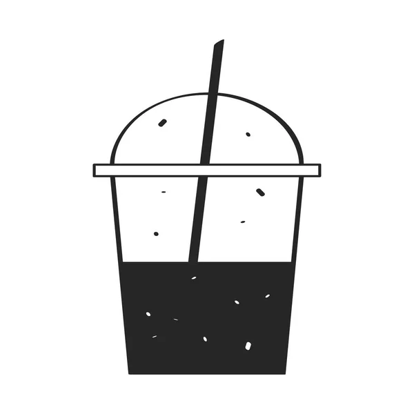 Пластмассовый Кофе Значок — стоковый вектор