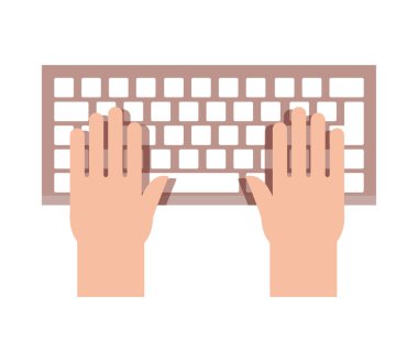 Klavye simgesi ile çalışan eller izole edildi