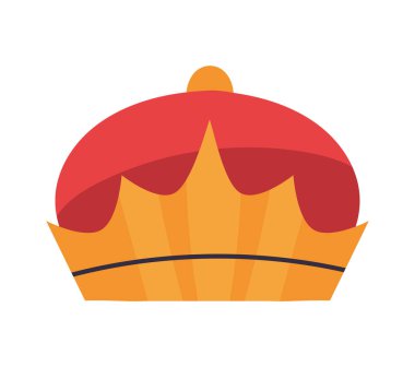 Kraliyet simgesi izole edilmiş stil