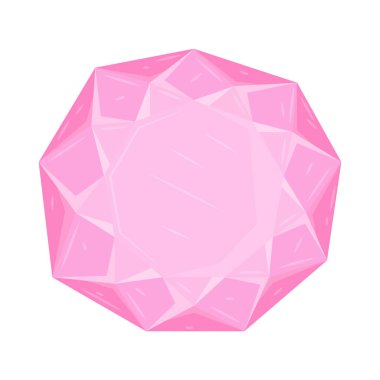 Mücevher ikonu izole edilmiş daire