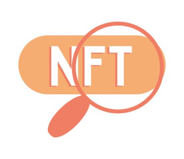 NFT simge düz vektörü aranıyor