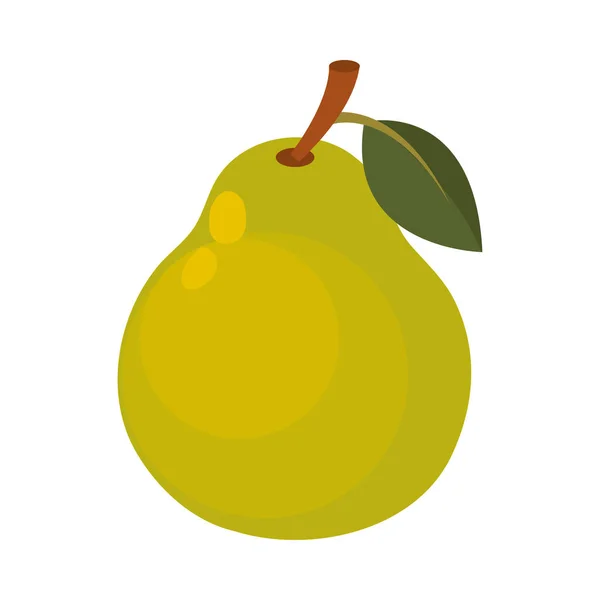 Pear Fruit Food Isometric Icon — Stock Vector