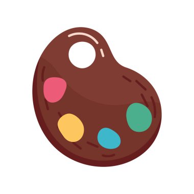 suluboya palet resim okulu simgesi