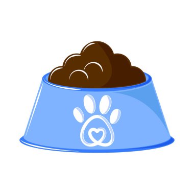 Hayvan maması simgesi izole edildi