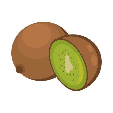kivi meyveli yiyecek izometrik simgesi