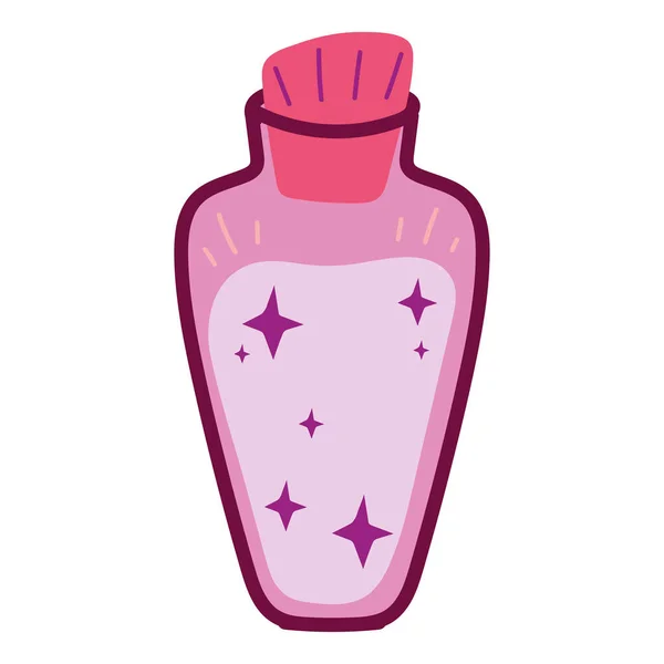 stock vector potion bottle esoteric icon isolated