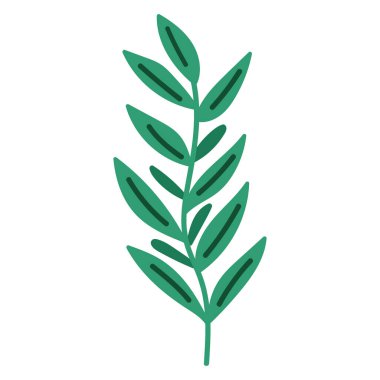 Yapraklandırma simgesini izole eder