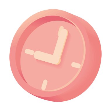 Saat zaman uygulaması, 3d simgesi izole edildi