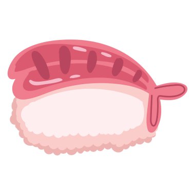 Karides ikonlu suşi izole edilmiş.