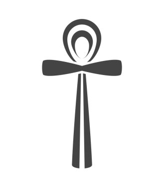 Ankh Mısır simgesi izole edildi