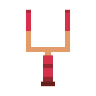 Amerikan futbolu gol ikonu izole edildi