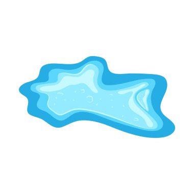 H2O sıçrama beyaz arkaplan simgesi