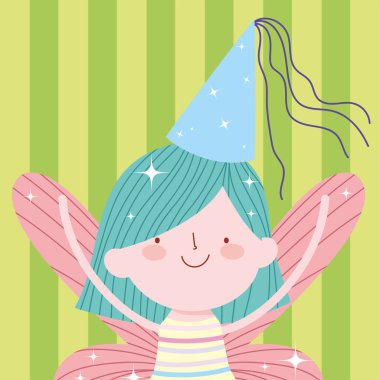 peri sevimli karakter, vektör biçimi