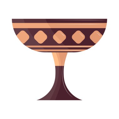 pot greek culture icon isolated