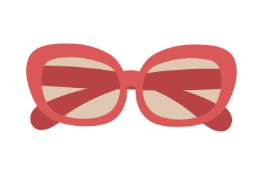 gözlük aksesuar simgesi beyaz arka plan