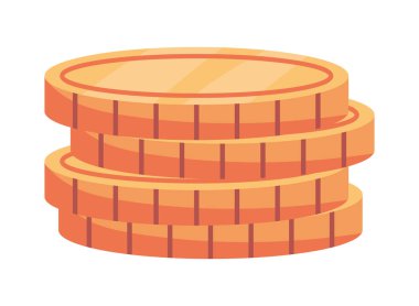 coins money icon white background