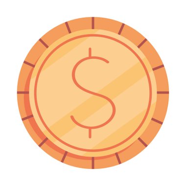 money coin icon white background