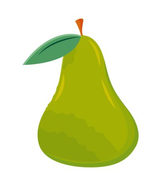 armut meyve simgesi izole edilmiş biçimi