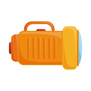 flashlight tool icon white background