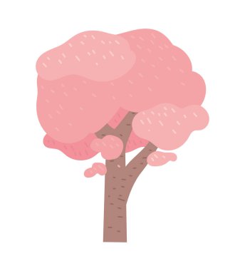 tree season spring icon isolated