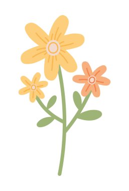flowers season spring icon isolated