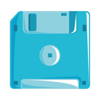 floppy disk retro style icon isolated