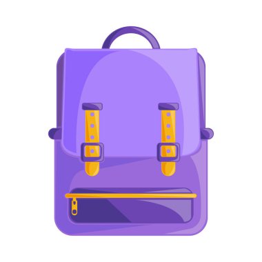 rucksack school icon isolated design