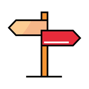 arrows guide travel icon isolated