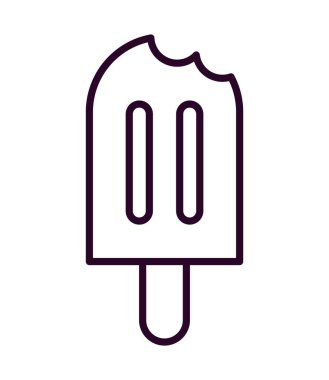 ice cream icon isolated line style