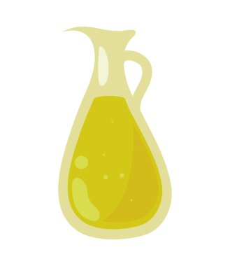 olive oil jar icon isolated