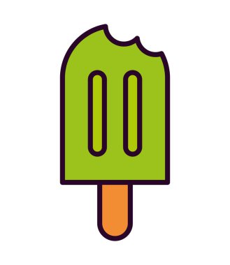 ice cream icon isolated white background
