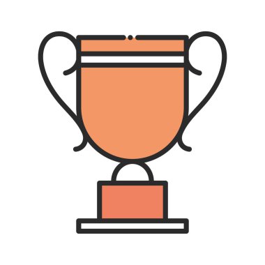 kupa ödülü izole edilmiş simge tasarımı