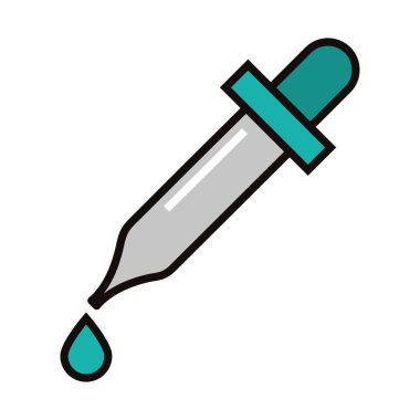 Renk indirme simgesi tasarımı izole edildi