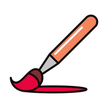 grafik tasarım renk simgesi izole edildi