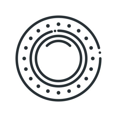 gemi lombozu izole edilmiş simge tasarımı