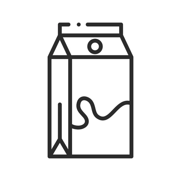 ミルクボックスフードラインのアイコン — ストックベクタ