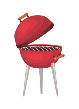 bbq grill icon isolated white background