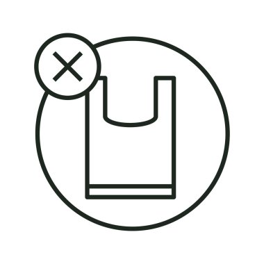 izole edilmiş plastik torba çizgisi yok