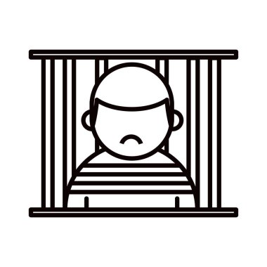 Tutuklu satırı simgesi izole edildi