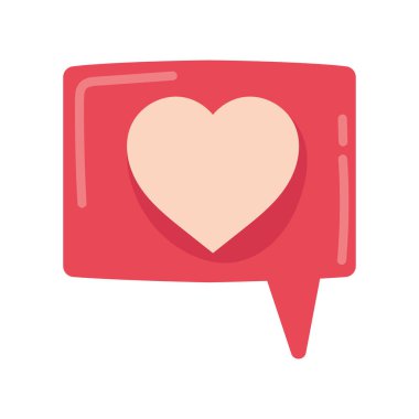 sosyal medya simgesi gibi izole