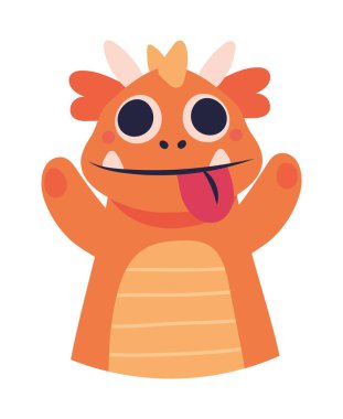 kukla oyuncağı simgesi izole tasarımı