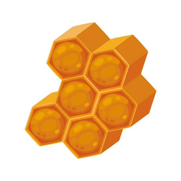 Bienenkorb Symbol Isoliert Weißen Hintergrund — Stockvektor