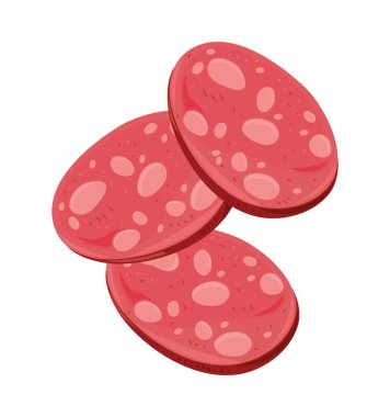 Salam et ızgara ikonu izole edildi