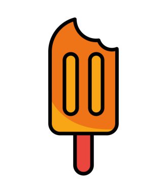 dondurma ikonu izole tasarımı