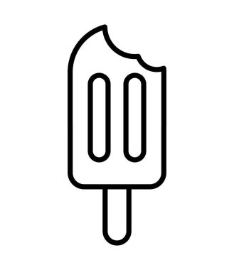 dondurma hattı simgesi izole edildi