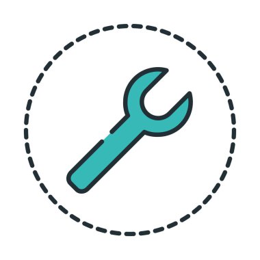 destek aracı simgesi izole edilmiş tasarım